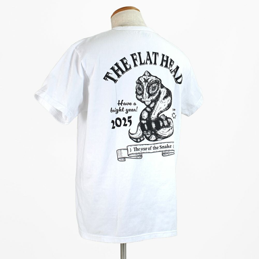 フラットヘッド(THE FLAT HEAD) 小松美羽 干支 Tシャツ 巳 半袖