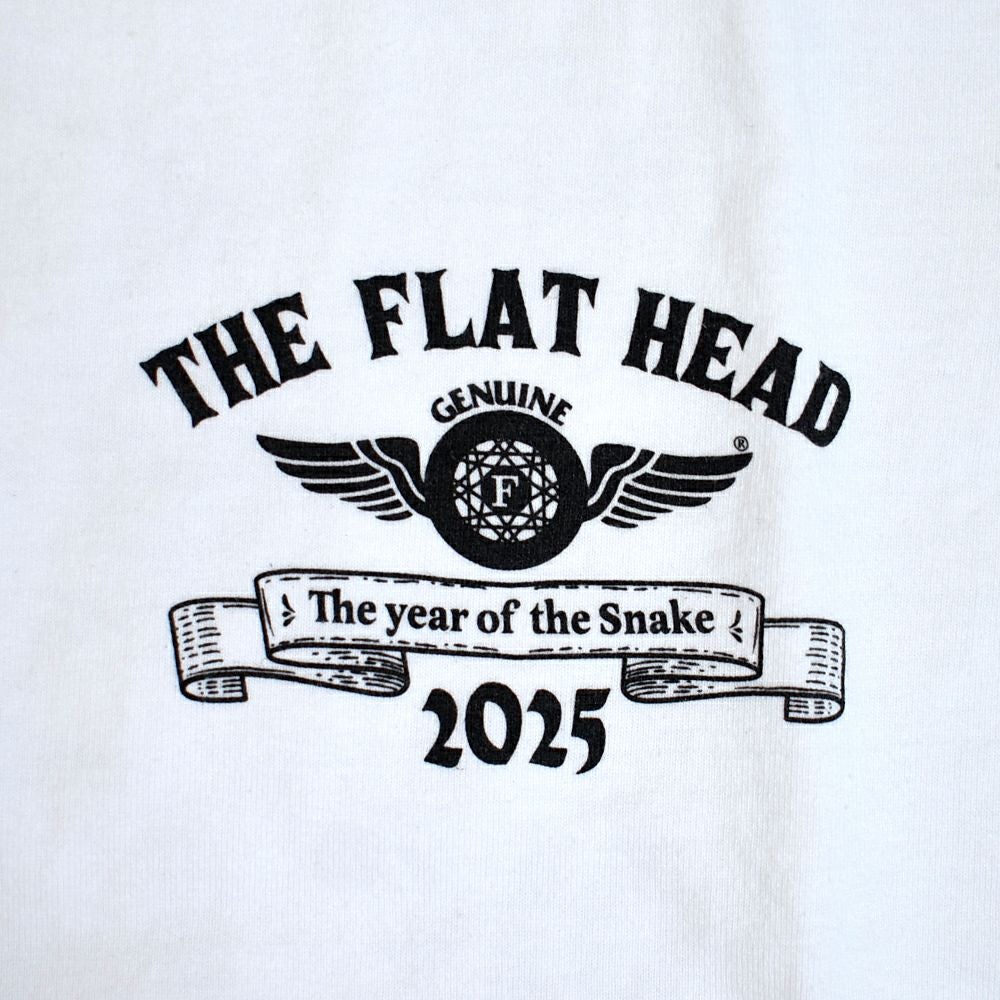 フラットヘッド(THE FLAT HEAD) 小松美羽 干支 Tシャツ 巳 半袖