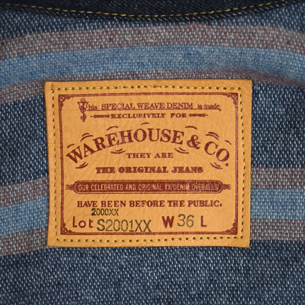 ウエアハウス (WAREHOUSE) Lot S2001XX(2000XX) WITH BLANKET デニム