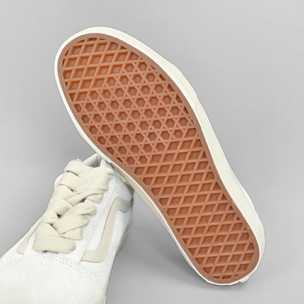 バンズ/ヴァンズ (VANS) OLD SKOOL OVERSIZED LACE marshmallow オールドスクール 靴 ローカットスニーカー VN000CR5FS8