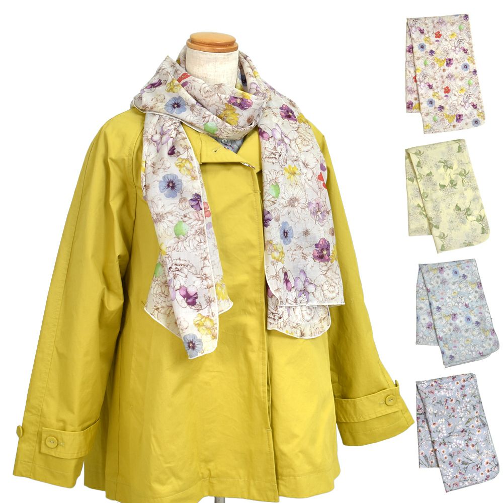 ソソット(sosotto)LIBERTYPRINTメリルボーンローンストール リバティプリントストール 42512999