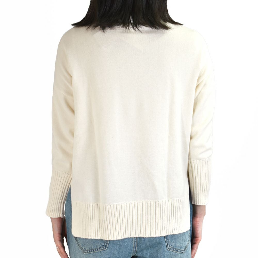 マオメイド (MAOMADE) 着回し力 バツグン 異ゲージリブ プルオーバー 長袖コットンニット 511105