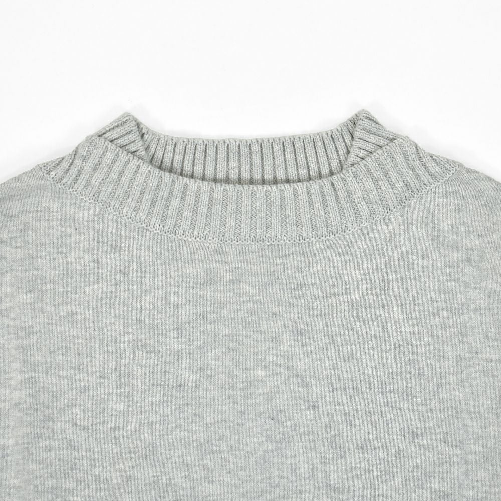 マオメイド (MAOMADE) 着回し力 バツグン 異ゲージリブ プルオーバー 長袖コットンニット 511105