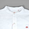 ダントン (DANTON) WOMEN'S OXFORD BAND COLLAR SHIRT PLAIN コットンノーカラー長袖シャツ バンドカラーシャツ DT-B0279SOX
