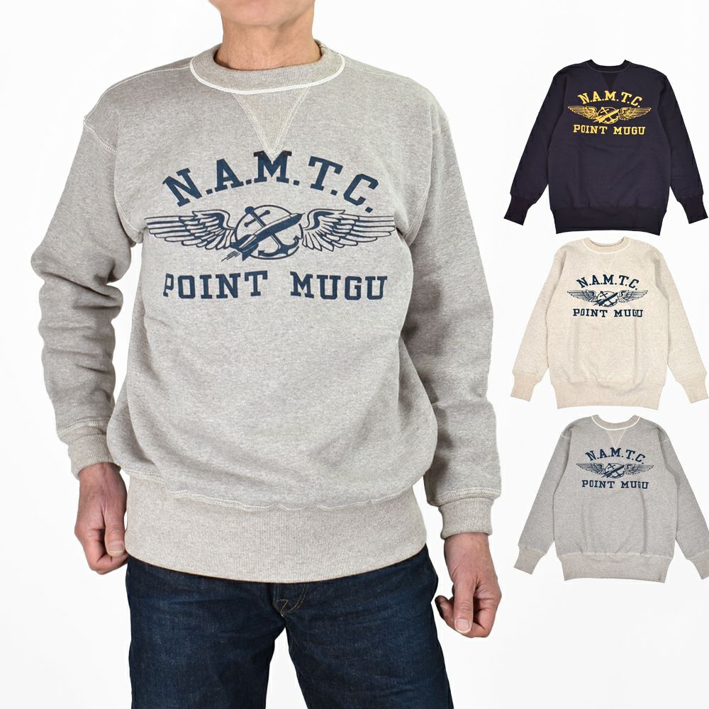 ウエアハウス (WAREHOUSE) Lot 403 N.A.M.T.C 長袖プリントトレーナー