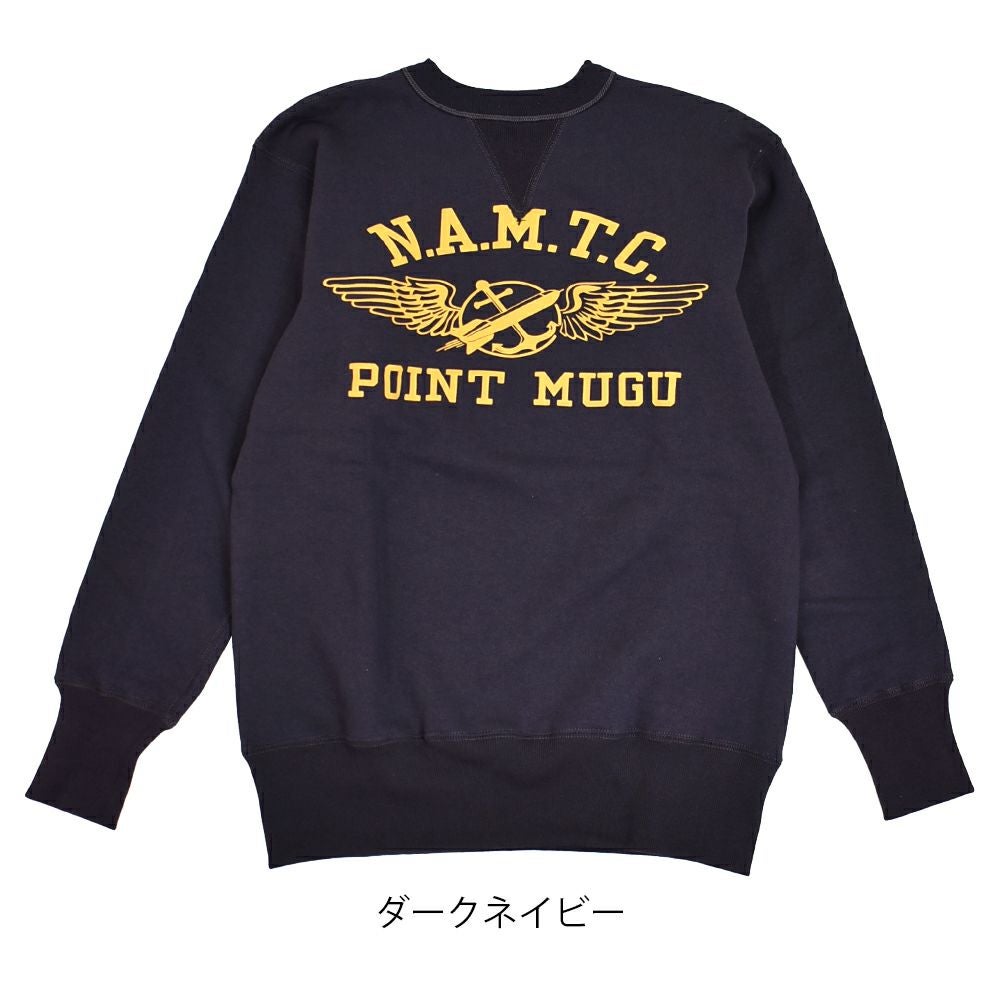 ウエアハウス (WAREHOUSE) Lot 403 N.A.M.T.C 長袖プリントトレーナー