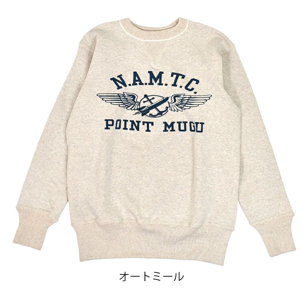 ウエアハウス (WAREHOUSE) Lot 403 N.A.M.T.C 長袖プリントトレーナー スウェットシャツ 403 オートミール