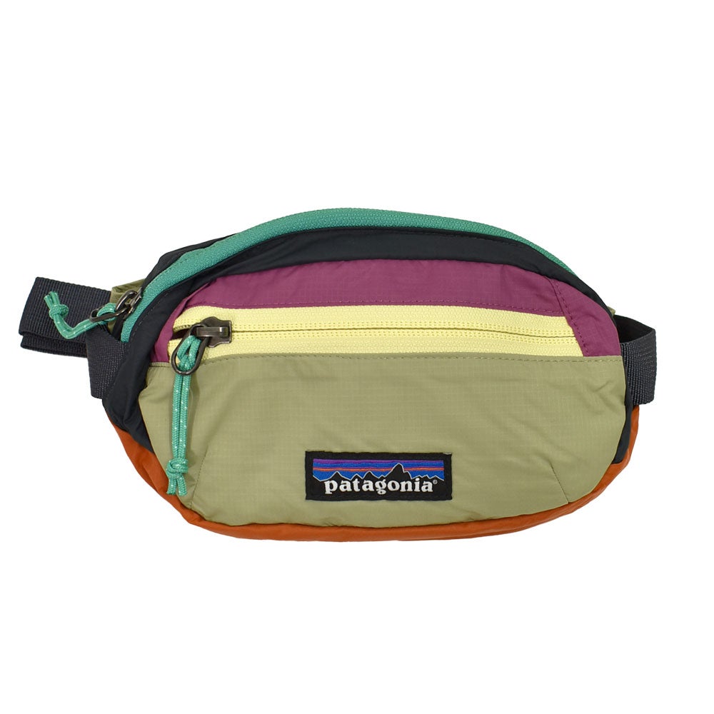 パタゴニア (PATAGONIA) テラヴィア ミニ ヒップ パック 1L Terravia Mini Hip Pack ヒップバッグ ウエストバッグ ショルダーバッグ 49448 PWGT(Patchwork: Gumtree Green)