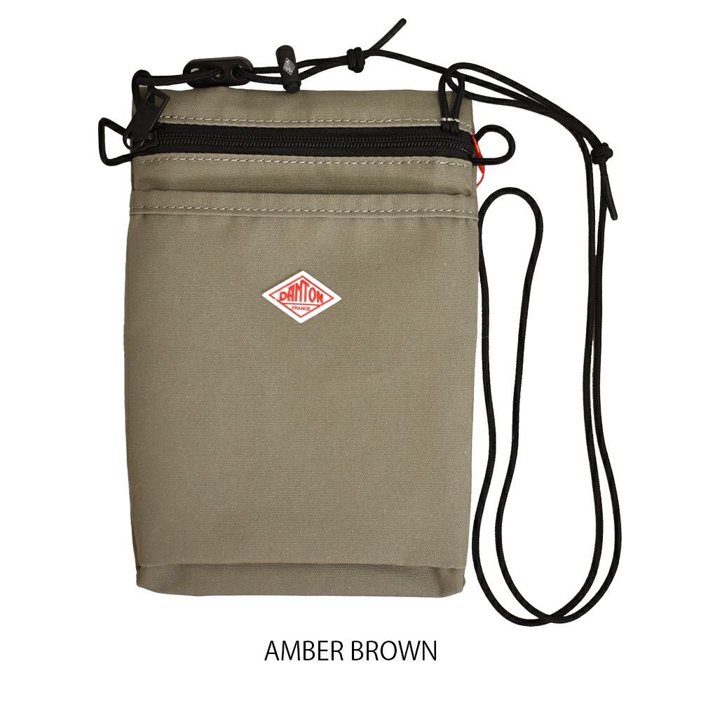 ダントン (DANTON) SAINT-DOMINIQUE CANVAS SHOULDER POUCH スマホショルダーバッグ ショルダーポーチ AMBER BROWN