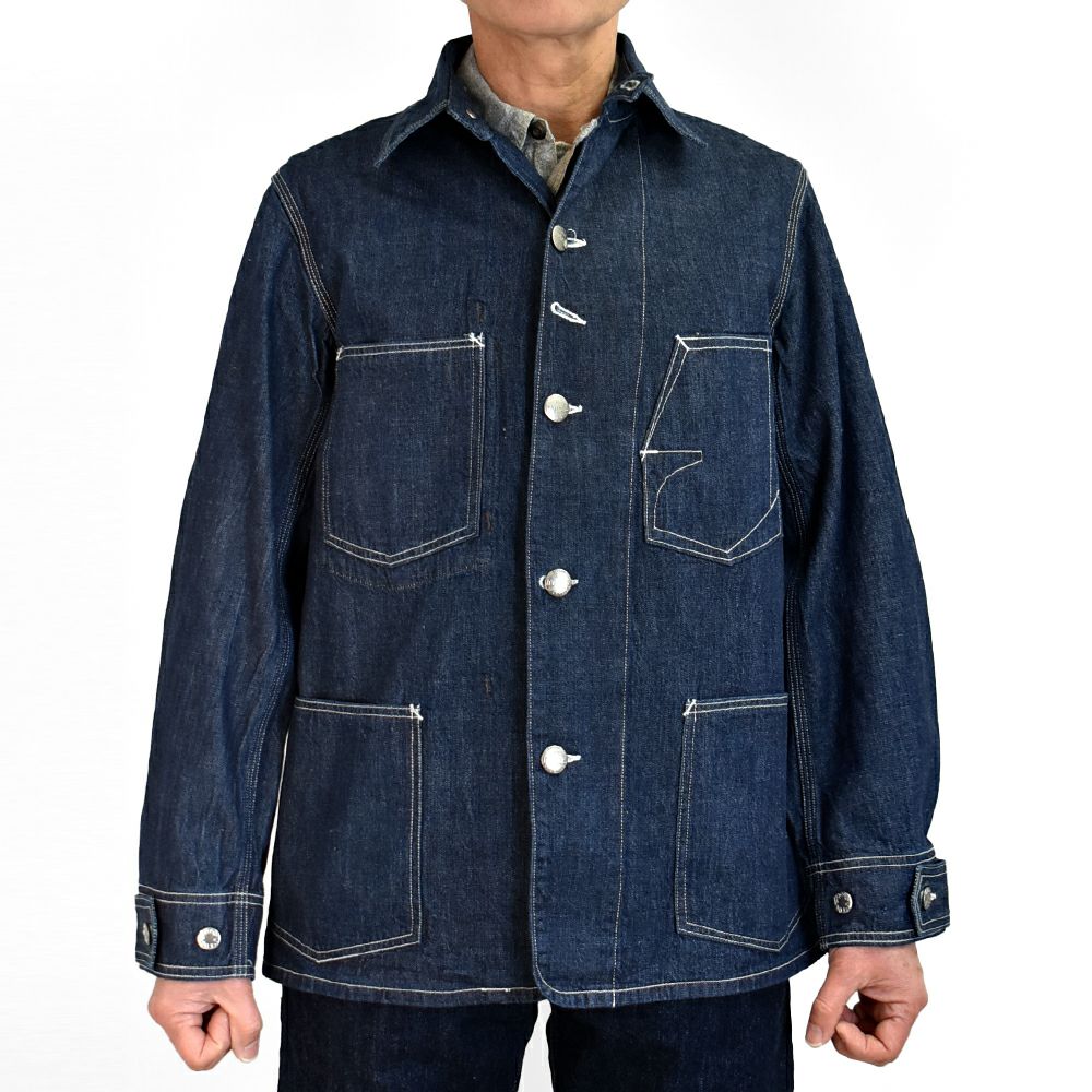 フリーホイーラーズ (FREEWHEELERS) -Lot 100 DENIM JAKET- 1920-1930s STYLE WORK CLOTHING Original 10oz Indigo Denim デニムジャケット アウター 2511001