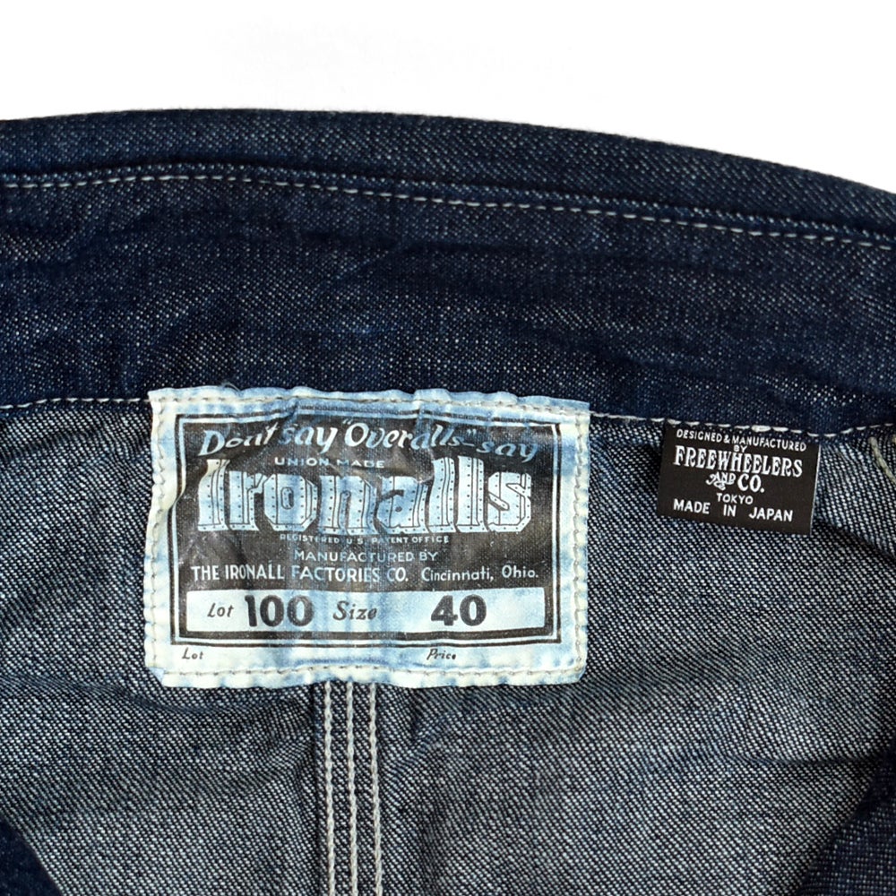 フリーホイーラーズ (FREEWHEELERS) -Lot 100 DENIM JAKET- 1920-1930s STYLE WORK CLOTHING Original 10oz Indigo Denim デニムジャケット アウター 2611001