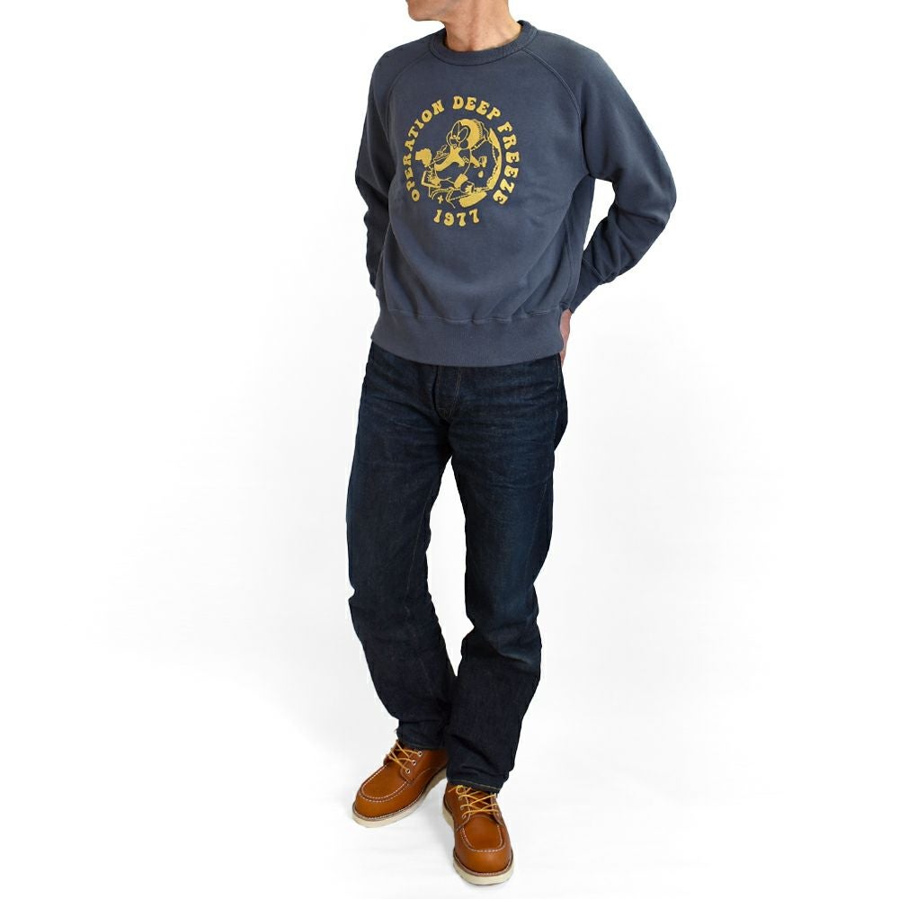 コリンボ (COLIMBO) LAGERGELD SWEAT RAGLAN SWEAT -O.D.F. 1977- ラガーフェルドラグランスウェット 長袖プリントスウェットシャツ ラグランスリーブスウェットシャツ ZA-0404