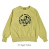 コリンボ (COLIMBO) LAGERGELD SWEAT RAGLAN SWEAT -O.D.F. 1977- ラガーフェルドラグランスウェット 長袖プリントスウェットシャツ ラグランスリーブスウェットシャツ ZA-0404 01.Aged Yellow