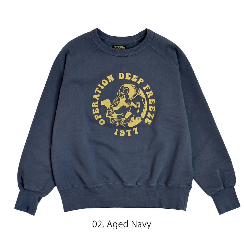 コリンボ (COLIMBO) LAGERGELD SWEAT RAGLAN SWEAT -O.D.F. 1977