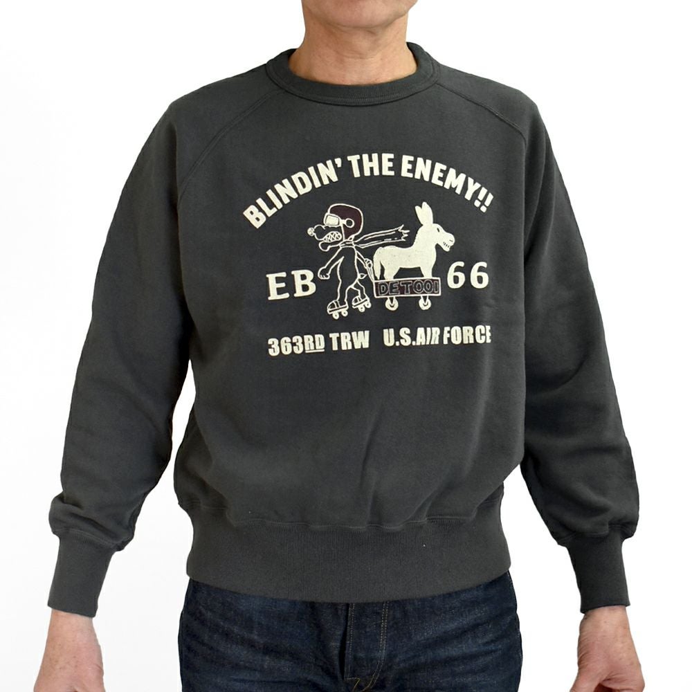 コリンボ (COLIMBO) LAGERGELD SWEAT RAGLAN SWEAT -EB-66 =BLINDIN' THE ENEMY=- ラガーフェルドラグランスウェット 長袖プリントスウェットシャツ ラグランスリーブスウェットシャツ ZA-0405