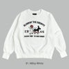 コリンボ (COLIMBO) LAGERGELD SWEAT RAGLAN SWEAT -EB-66 =BLINDIN' THE ENEMY=- ラガーフェルドラグランスウェット 長袖プリントスウェットシャツ ラグランスリーブスウェットシャツ ZA-0405 01.Milky White