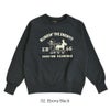 コリンボ (COLIMBO) LAGERGELD SWEAT RAGLAN SWEAT -EB-66 =BLINDIN' THE ENEMY=- ラガーフェルドラグランスウェット 長袖プリントスウェットシャツ ラグランスリーブスウェットシャツ ZA-0405 02.Ebony Black