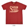 デラックスウエア (DELUXEWARE) SAMSON 半袖プリントTシャツ SDTS-2501 D.RED