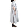 ケレン(KELEN) -MIIA- WIDE DESIGN DRESS 5分袖シャツワンピース LKL25HOP2055