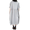ケレン(KELEN) -MIIA- WIDE DESIGN DRESS 5分袖シャツワンピース LKL25HOP2055