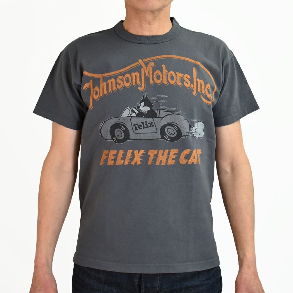 トイズマッコイ (TOYS McCOY) FELIX THE CAT TEE -JOHNSON MOTORS- 半袖プリントTシャツ FELIX THE CAT ポルシェ550スパイダー TMC2502