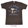 トイズマッコイ (TOYS McCOY) SNOOPY TEE SNOOPY -U.S.ARMY 69 70 AVIATION CO.- 半袖プリントTシャツ スヌーピー TMC2520