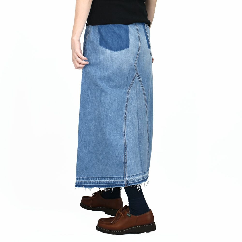 カフェッティ(Cafetty)リメイクスカート デニムスカート ロングスカート CF-4059