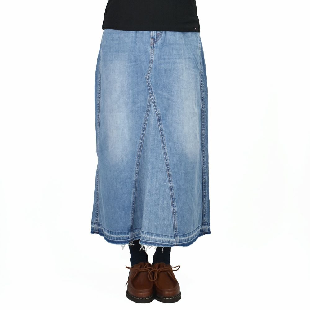 カフェッティ (Cafetty) リメイクスカート リメイクスカート デニムスカート ロングスカート CF-4059