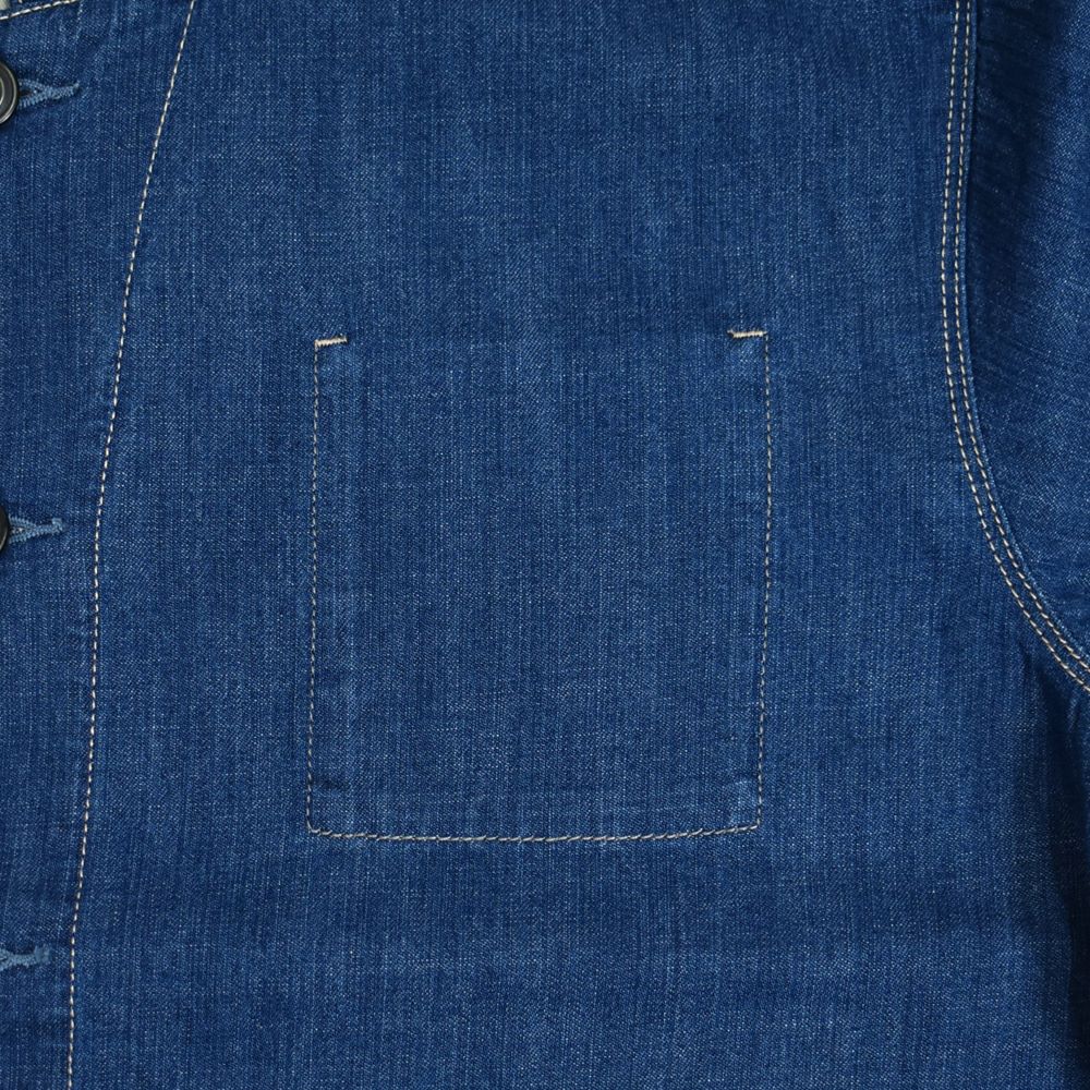 カフェッティ (Cafetty) ワークジャケット デニムジャケット ワークジャケット ノーカラージャケット CF-7192