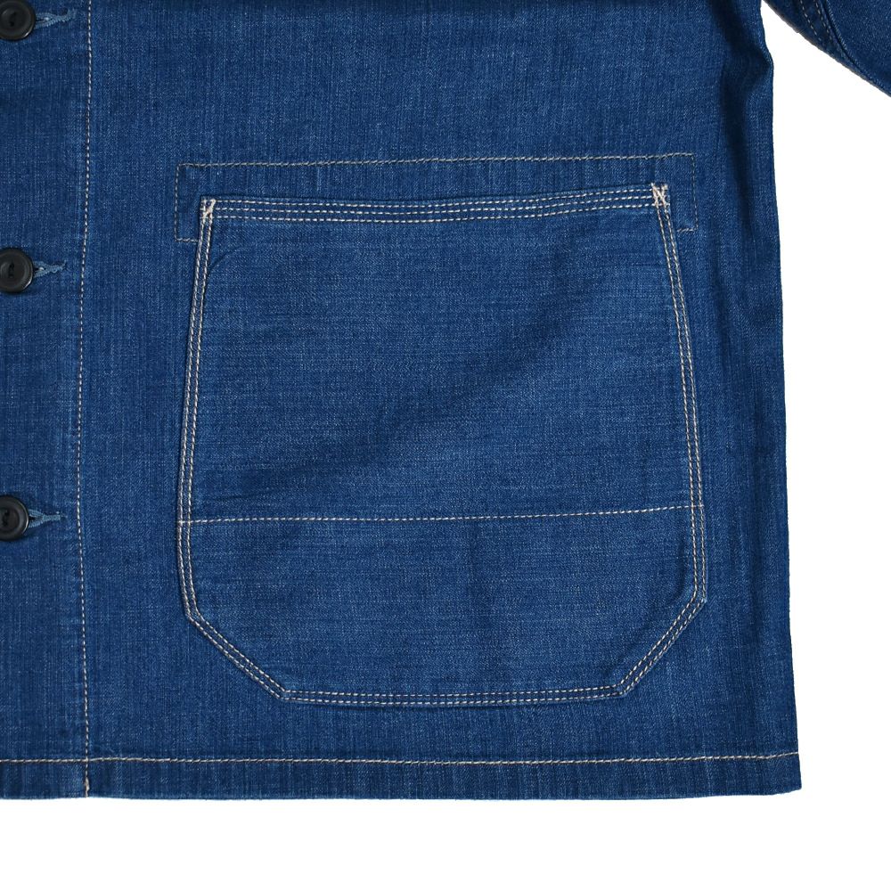 カフェッティ (Cafetty) ワークジャケット デニムジャケット ワークジャケット ノーカラージャケット CF-7192