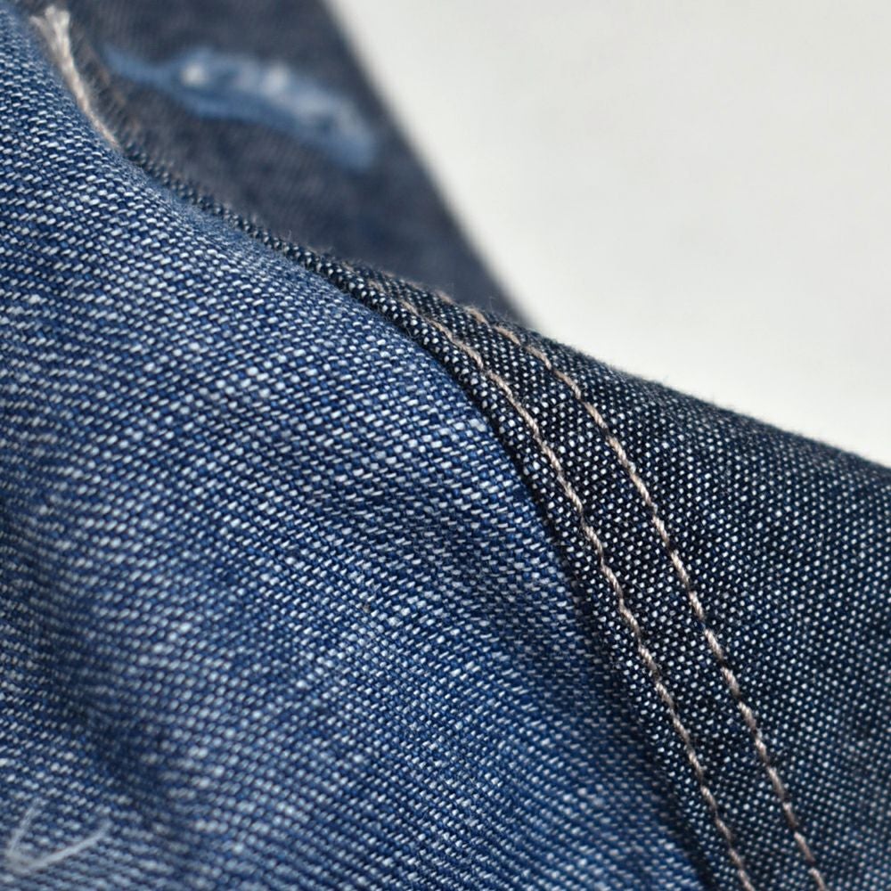 カフェッティ (Cafetty) ワークジャケット デニムジャケット ワークジャケット ノーカラージャケット CF-7192