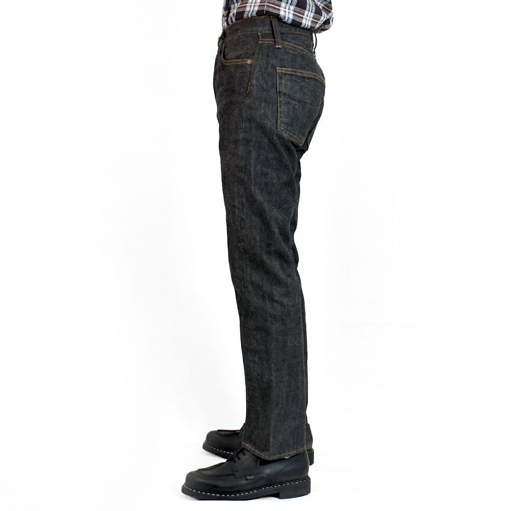 リゾルト (RESOLUTE) GB710 15thブラックモデル ブラックジーンズ ワンウォッシュ スリムストレート デニムパンツ 15周年