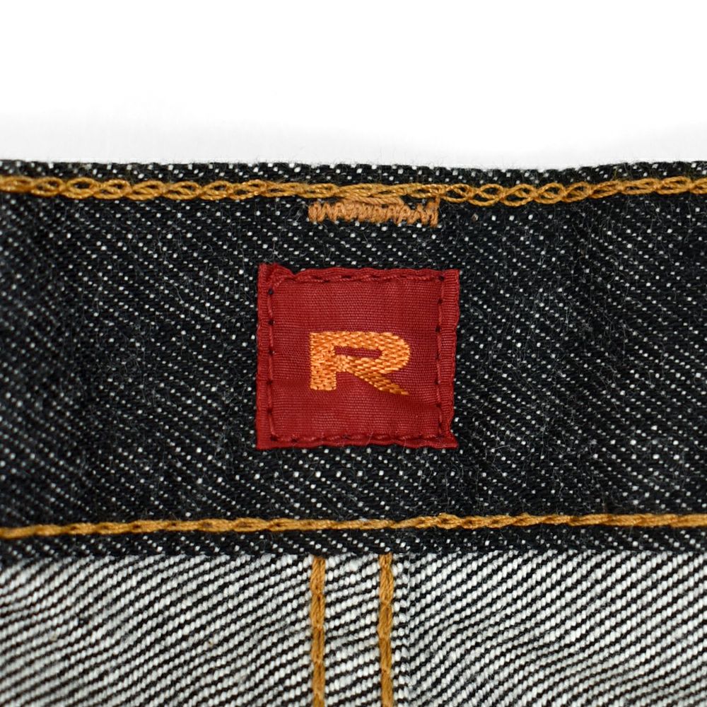 リゾルト (RESOLUTE) GB710 15thブラックモデル ブラックジーンズ ワンウォッシュ スリムストレート デニムパンツ 15周年