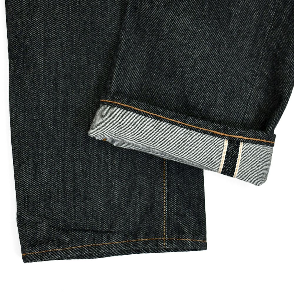 リゾルト (RESOLUTE) GB710 15thブラックモデル ブラックジーンズ ワンウォッシュ スリムストレート デニムパンツ 15周年