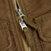 フリーホイーラーズ (FREEWHEELERS) -S-8 AVIATORS' JACKET- 1930~1940s MILITARY IMAGE SUMMER FLYING JACKET Original High Density Jungle Cloth SEPIA BROWN ミリタリージャケット ライトアウター コート 2521006