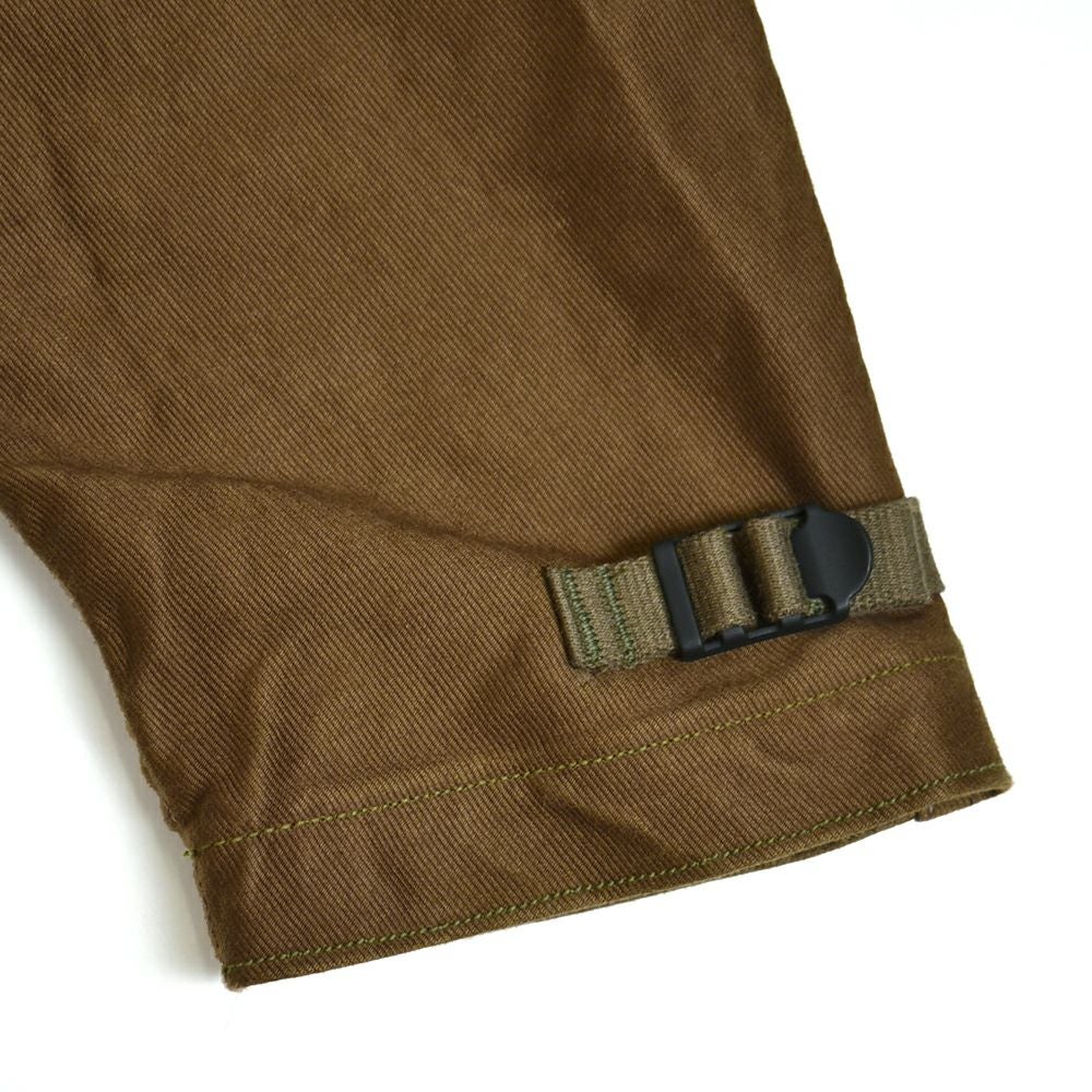 フリーホイーラーズ (FREEWHEELERS) -S-8 AVIATORS' JACKET- 1930~1940s MILITARY IMAGE SUMMER FLYING JACKET Original High Density Jungle Cloth SEPIA BROWN ミリタリージャケット ライトアウター コート 2521006