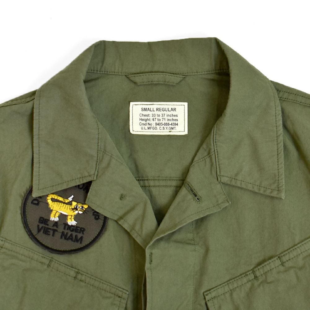 コリンボ (COLIMBO) SOUTHERNMOST BUSH JKT. AMEND #3 -CUSTOM- -BE A TIGER SAIGON- サザンモストブッシュジャケット3rd ミリタリーシャツジャケット カスタムファティーグジャケット ZA-0105