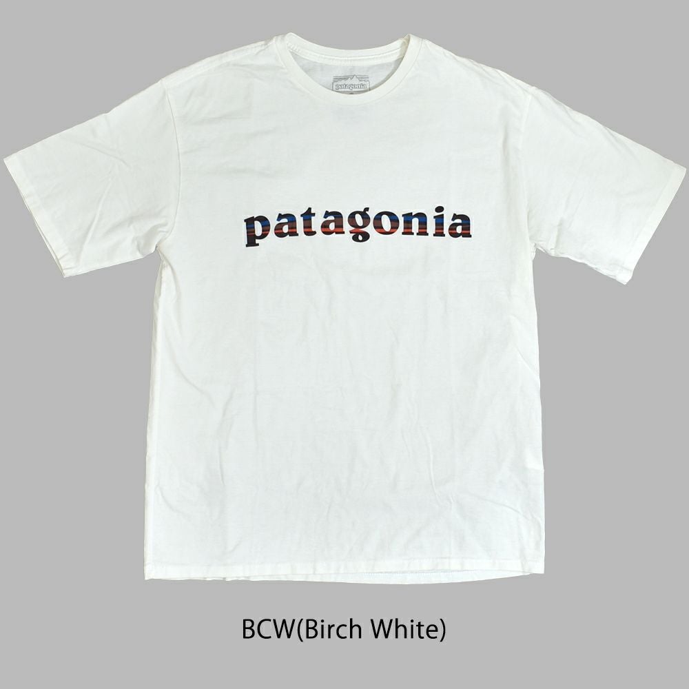 パタゴニア (PATAGONIA) メンズ '73 テキスト ロゴ オーガニック T