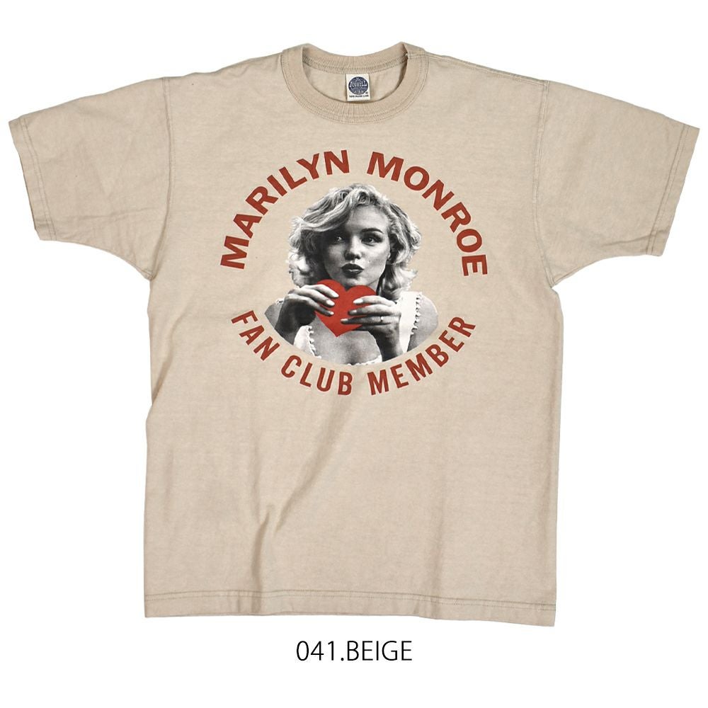 トイズマッコイ (TOYS McCOY) MARILYN MONROE TEE -FAN CLUB MEMBER- 半袖プリントTシャツ マリリン・モンロー TMC2513 041.BEIGE