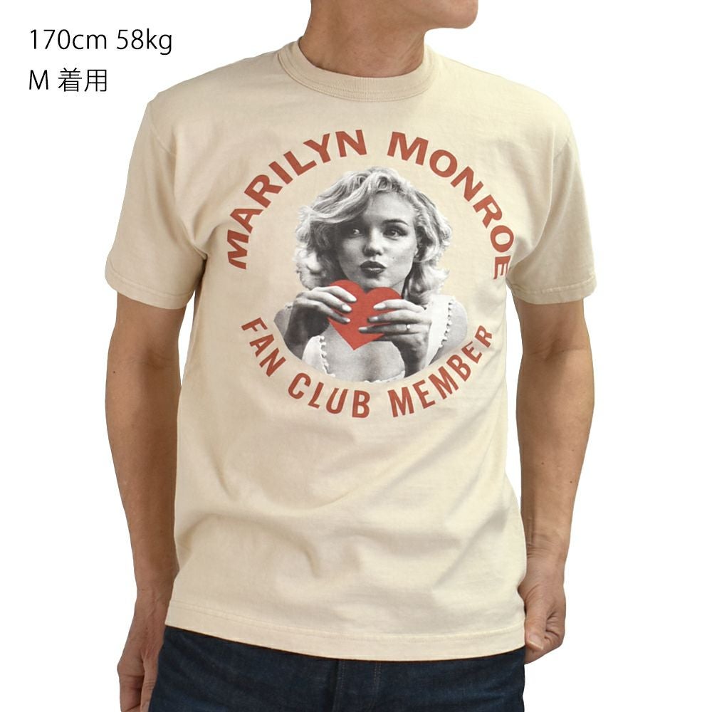 トイズマッコイ (TOYS McCOY) MARILYN MONROE TEE -FAN CLUB MEMBER- 半袖プリントTシャツ マリリン・モンロー TMC2513