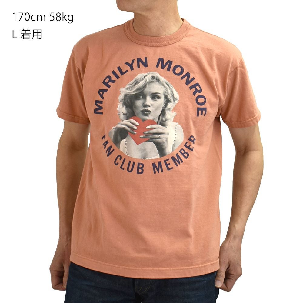 トイズマッコイ (TOYS McCOY) MARILYN MONROE TEE -FAN CLUB MEMBER- 半袖プリントTシャツ マリリン・モンロー TMC2513