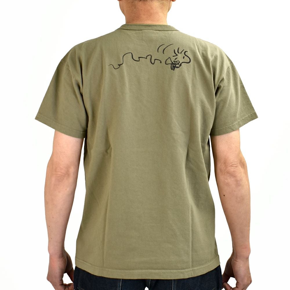 トイズマッコイ (TOYS McCOY) SNOOPY TEE WOODSTOCK 69 -PEACE & MUSIC.- 半袖プリントTシャツ PEANUTS TMC2521