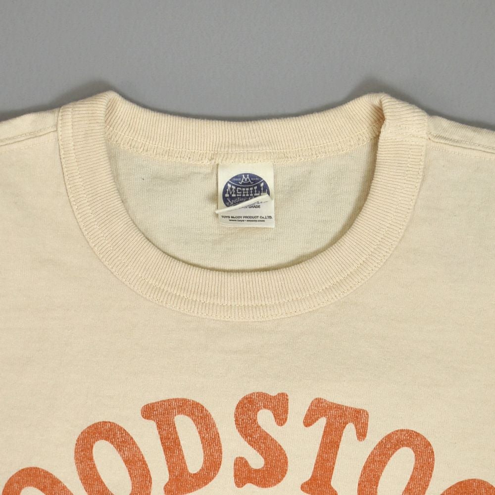 トイズマッコイ (TOYS McCOY) SNOOPY TEE WOODSTOCK 69 -PEACE & MUSIC.- 半袖プリントTシャツ PEANUTS TMC2521