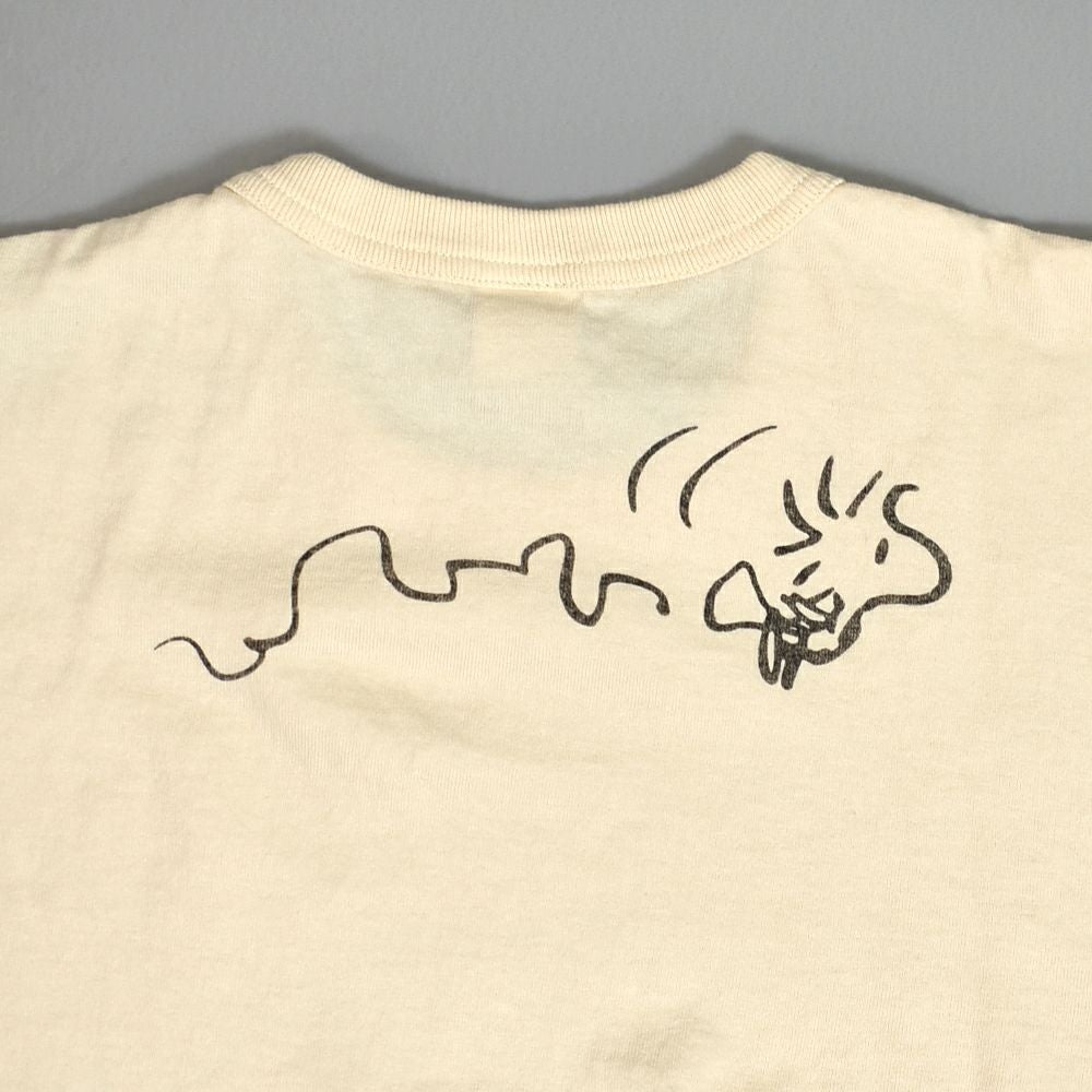 トイズマッコイ (TOYS McCOY) SNOOPY TEE WOODSTOCK 69 -PEACE & MUSIC.- 半袖プリントTシャツ PEANUTS TMC2521
