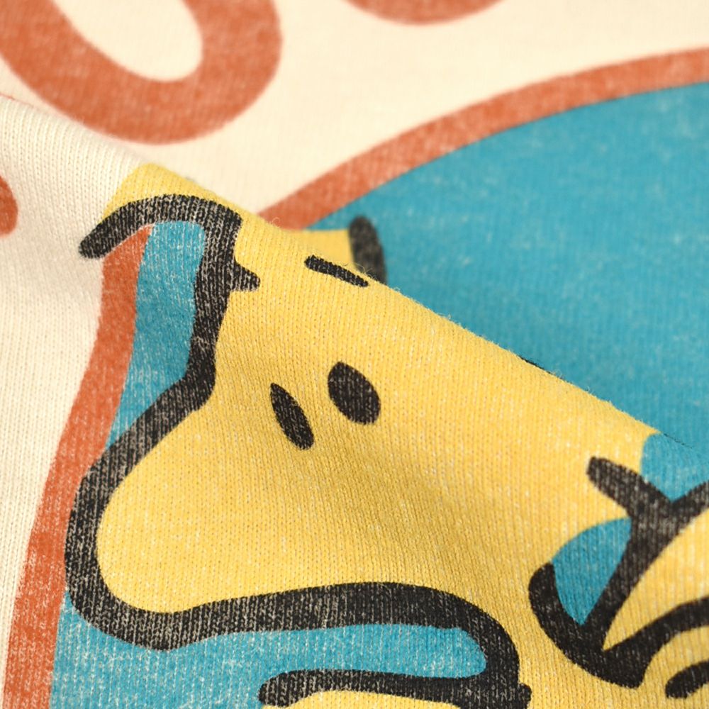 トイズマッコイ (TOYS McCOY) SNOOPY TEE WOODSTOCK 69 -PEACE & MUSIC.- 半袖プリントTシャツ PEANUTS TMC2521