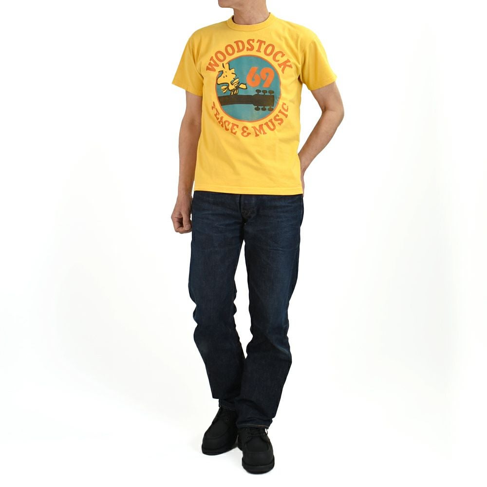 トイズマッコイ (TOYS McCOY) SNOOPY TEE WOODSTOCK 69 -PEACE & MUSIC
