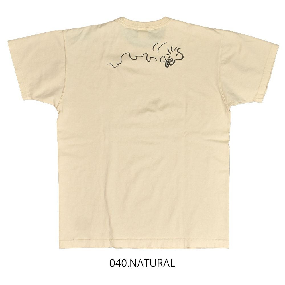 トイズマッコイ (TOYS McCOY) SNOOPY TEE WOODSTOCK 69 -PEACE & MUSIC.- 半袖プリントTシャツ PEANUTS TMC2521