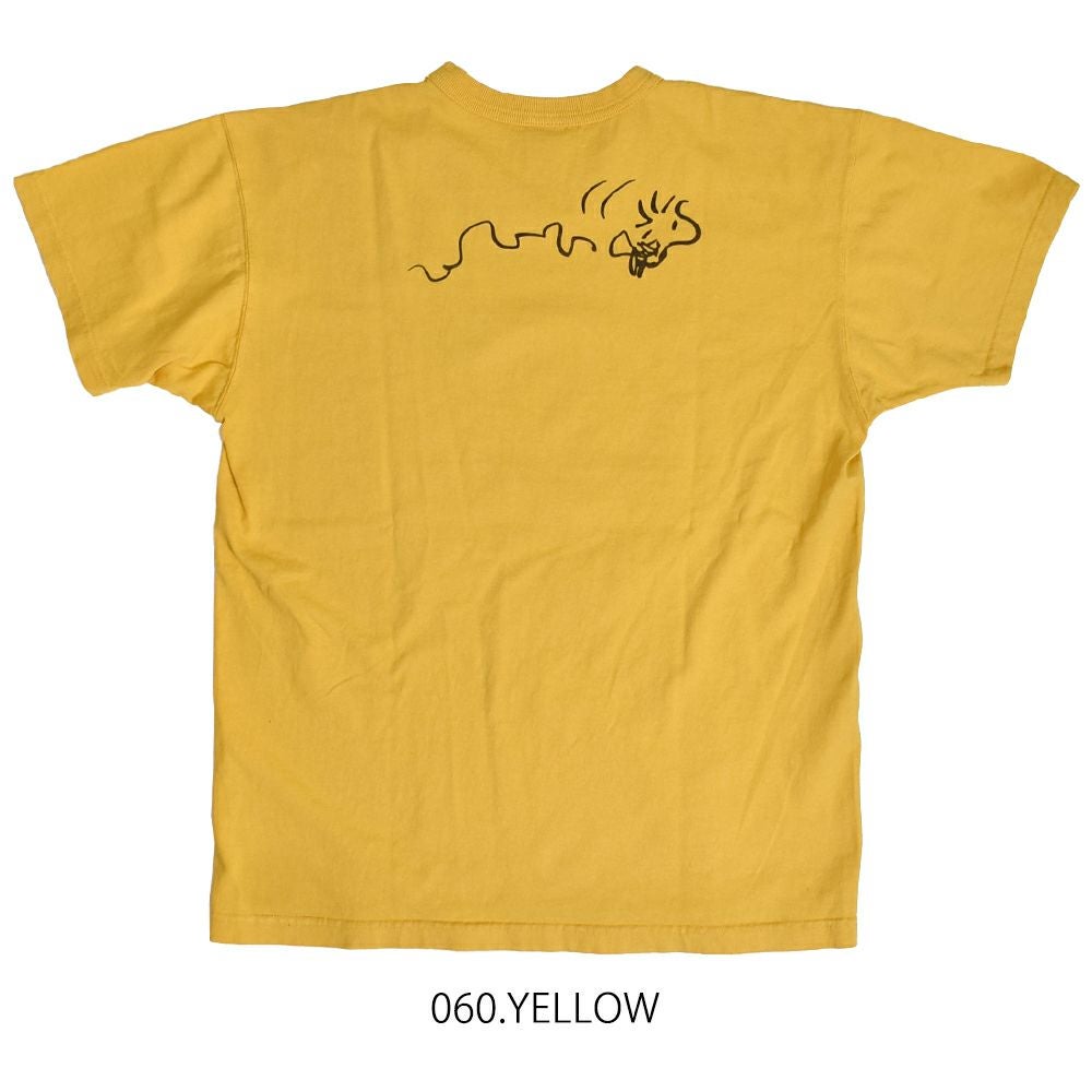 トイズマッコイ (TOYS McCOY) SNOOPY TEE WOODSTOCK 69 -PEACE & MUSIC.- 半袖プリントTシャツ PEANUTS TMC2521
