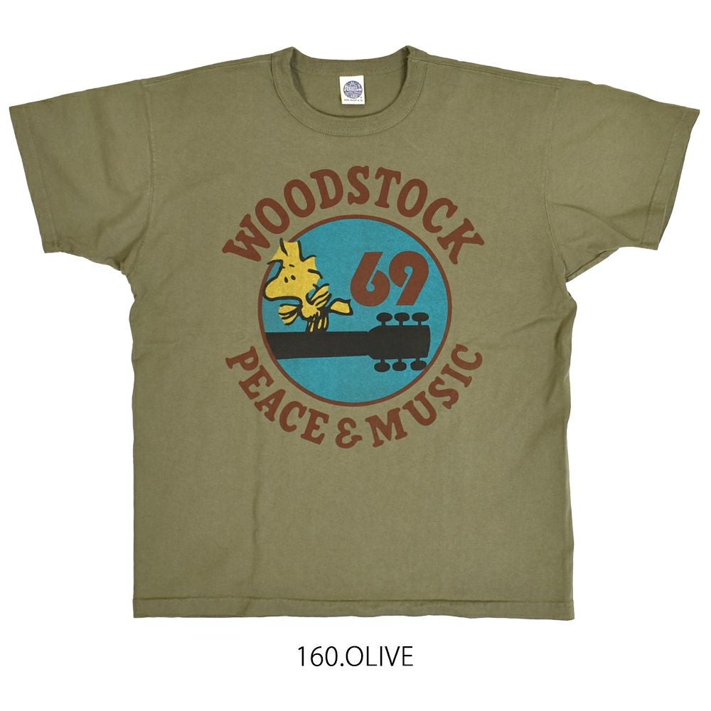 トイズマッコイ (TOYS McCOY) SNOOPY TEE WOODSTOCK 69 -PEACE & MUSIC