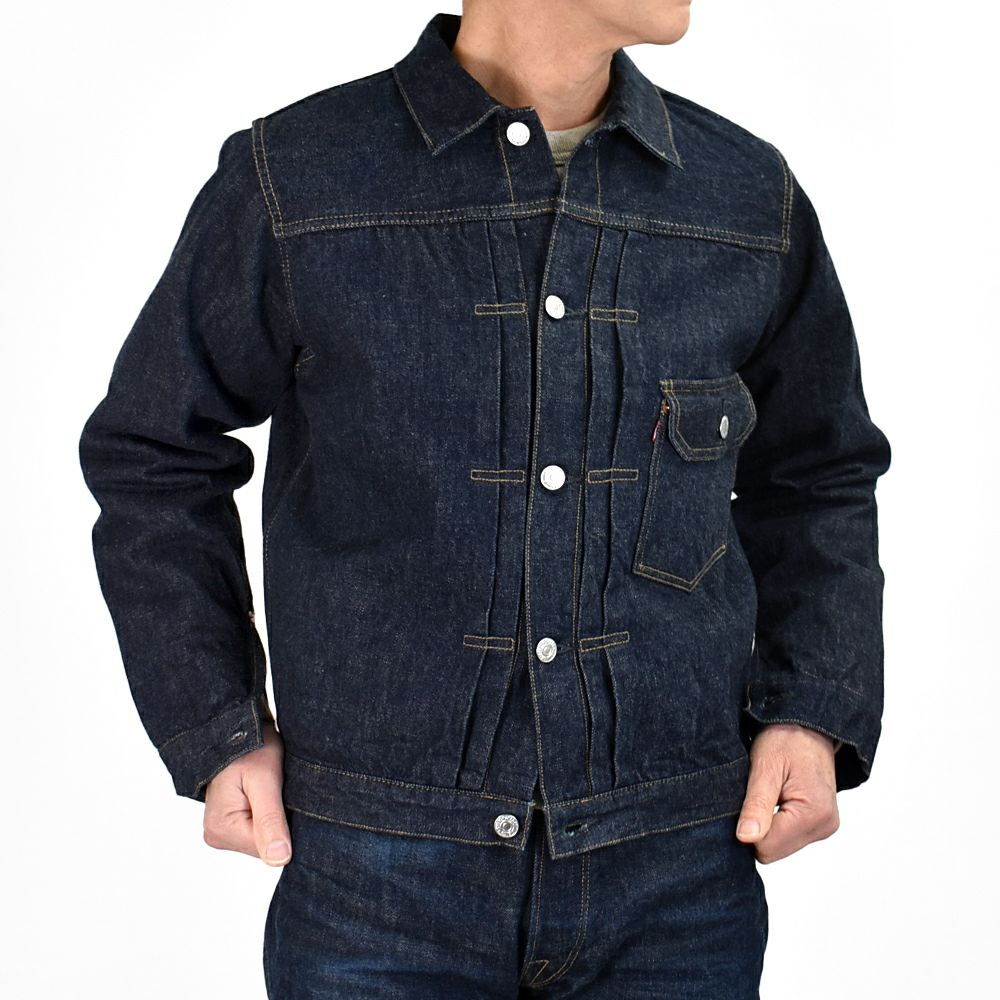 デラックスウエア(DELUXEWARE)VINTAGE FIRST JACKET 1949XJ-SF [ONE WASH] ジージャン ファーストモデル